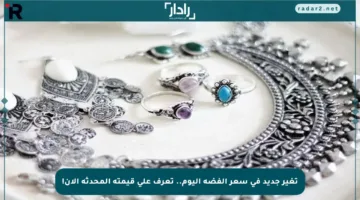 تغير جديد في سعر الفضة اليوم.. تعرف على قيمته المحدثة الآن!